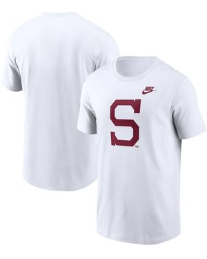 Nike Stanford Cardinal Heritage S Vintage T-shirt - White