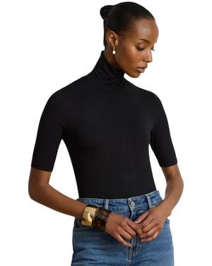 Ralph Lauren Slim-fit Turtleneck - Black
