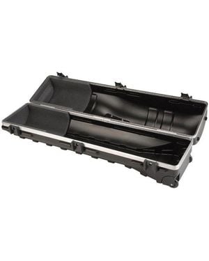 SkyB Cases Ata Deluxe Standard Hard Plastic Storage Wheeled Golf Bag Travel Case - Black