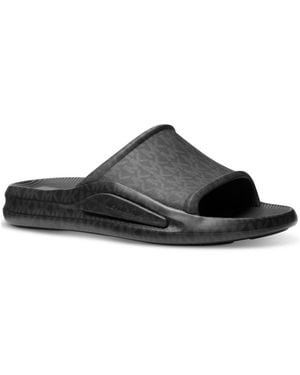 Michael Kors Griffin Slide Sandals - Black
