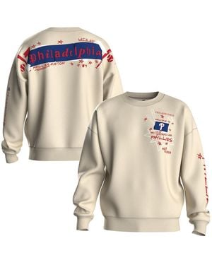Fanatics Philadelphia Phillies Graffiti Fleece Sweatshirt - White