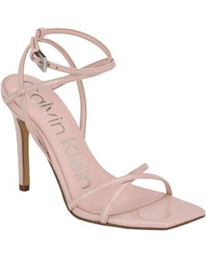 Calvin Klein Tegin Strappy High Stiletto Sandals - Pink