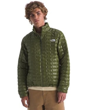 The North Face Stand Collar Thermoball Jacket - Green