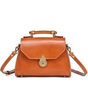 Old Trend Laurel Classic Satchel Bag - Orange