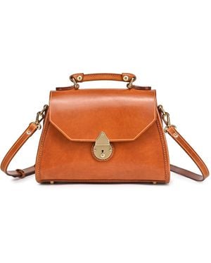 Old Trend Laurel Classic Satchel Bag - Orange