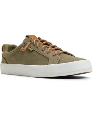 Sperry Top-Sider Bermuda Beach Twill Lace Up Sneakers - Gray