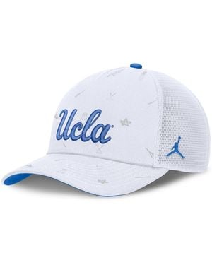Nike Ucla Bruins Mesh Adjustable Country Club Golfin' Rise Trucker Hat - Blue