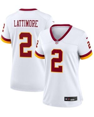 Nike Marshon Lattimore Washington Commanders Game Super Bowl Era Jersey - White