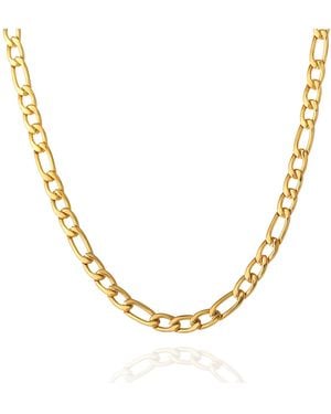 Lucky Brand Figaro Chain Necklace - Metallic