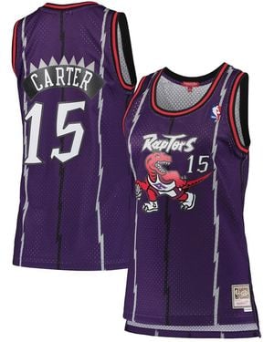 Mitchell & Ness Vince Carter Toronto Raptors 1998-99 Hardwood Classics Swingman Jersey - Purple