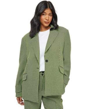 Warehouse Vented Back Blazer Co - Green