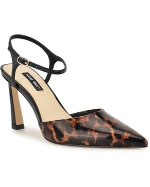 Nine West Dres Tapered Heel Pumps - Metallic