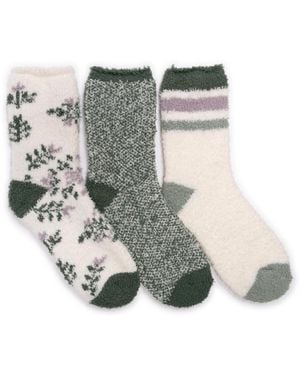 Muk Luks Cozy Crew Socks - Green