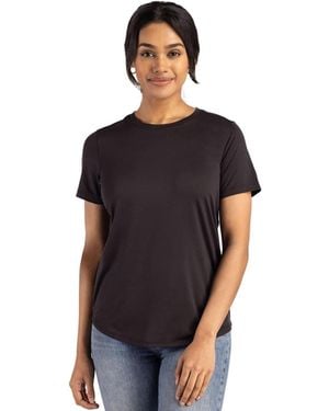 Cutter & Buck Coastline Epic Comfort Recycled Short Sleeve Tee - Black