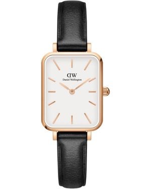 Daniel Wellington Quadro Sheffield Leather Watch 20 X 26mm - White
