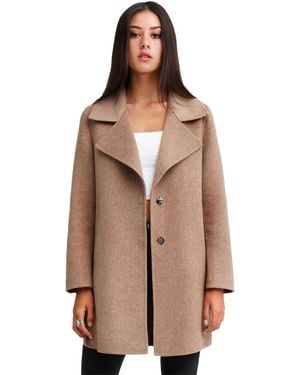Belle & Bloom Ex-boyfriend Wool Blend Oversized Jacket - Brown
