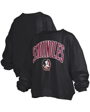 Pressbox Florida State Seminoles Janise Fleece Sweatshirt - Black