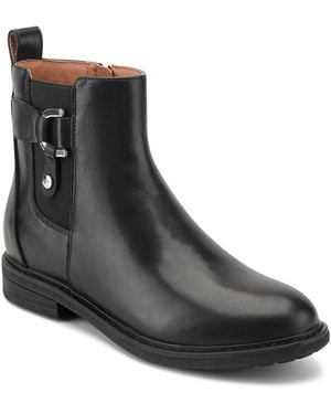 Easy Spirit Jordynn Eflex Side Zip Booties - Black