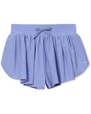 Lands' End Girls Active Flutter Shorts - Blue