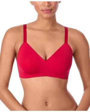 DKNY Litewear Active Comfort Wirefree Bra- Dk7934 - Red