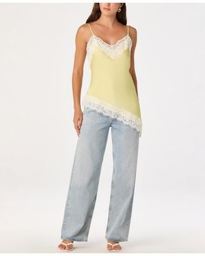 Astr Analise V-neck Top - Blue