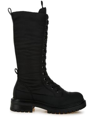 LONDON RAG Argi Anti-skid Lace-up Combat Boots - Black