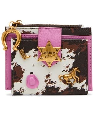Betsey Johnson Sheriff Betsey Mini Wallet - Pink