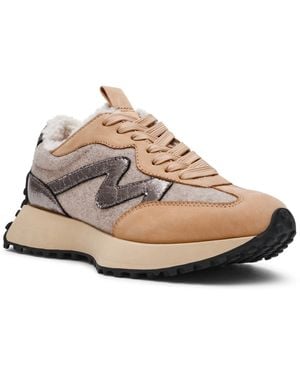 Steve Madden Campo Lace-up Sneakers - Natural