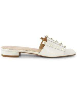 Belle & Bloom Until We Meet Stud Slide - White