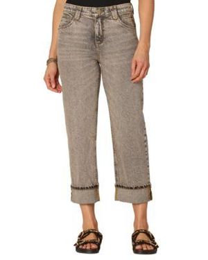Democracy Absolution High Rise Cuffed Boyfriend Jeans 4p 16 - Natural