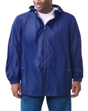Kingsize Big & Tall Jersey-lined Windbreaker - Blue