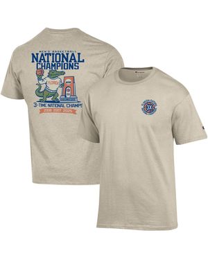 Champion Florida Gators Three-time Ncaa Basketball National S T-shirt - Multicolor