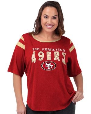 G-III 4Her by Carl Banks San Francisco 49ers Plus Size Linebacker T-shirt - Red