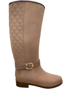 Ulan Waterproof Tall Riding Boots By - Brown