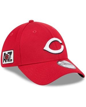 KTZ Cincinnati S 2025 Spring Training 39thirty Flex Hat - Red