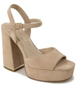 Kenneth Cole Dolly Platform Sandals - Metallic