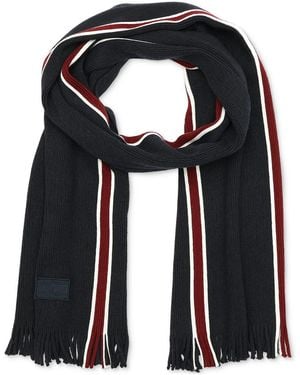 Tommy Hilfiger Mixed Stripe Raschel Scarf - Black