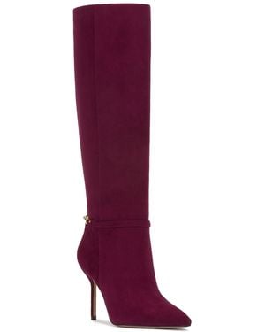Vince Camuto Mirtha Stiletto Knee-high Dress Boots - Red