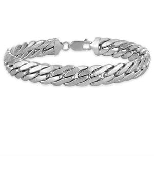 Macy's Double Curb Link Chain Bracelet - Metallic