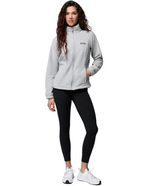 Columbia Benton Springs Full Zip Jacket, Soft Fleece With Classic Fit - Gray