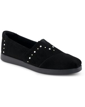 TOMS Alpargata Plus Espadrille Slip-on Loafers - Black