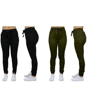 Galaxy By Harvic Basic Stretch Twill sweatpants - Black