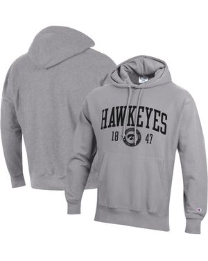 Champion Miami Heat Fleece-lined Relaxed-fit Reverse Weave Hoodie - Gray