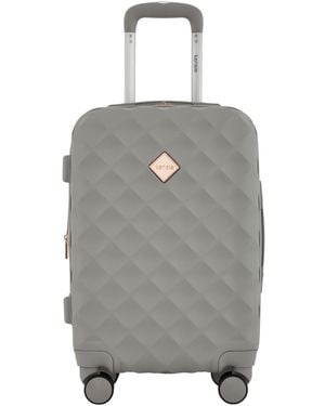 Kensie Appleton Collection 20" Rolling Hard Case Carry-on - Gray