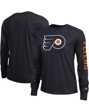 Champion Philadelphia Flyers 2-hit Long Sleeve T-shirt - Blue