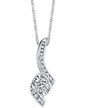 Sirena Diamond Pendant Necklace (3/8 Ct. T.w. - White