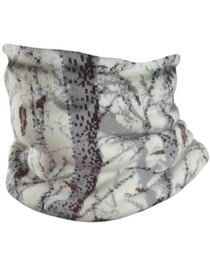 Muk Luks Quietwear Camo Knit Neck Gaiter - Gray