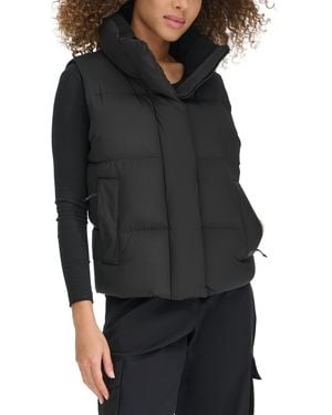 Levi's Stand Collar Puffer Vest - Black