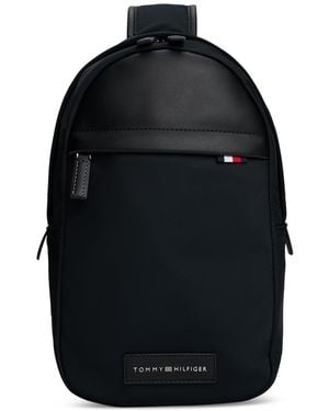 Tommy Hilfiger Logo Medium Sling Pack - Black