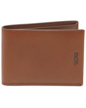 Tumi Slim Single Billfold Wallet - Brown